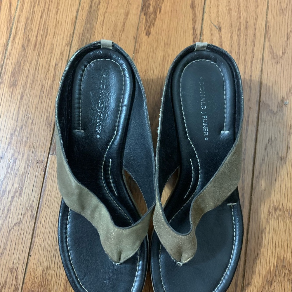 Donald J. Pliner Two-Tone Sandals